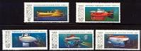Submarines - Mint Set of 5 Stamps Russia, 1990